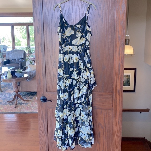 INC International Concepts black floral dress. Size 4 - Picture 7 of 10